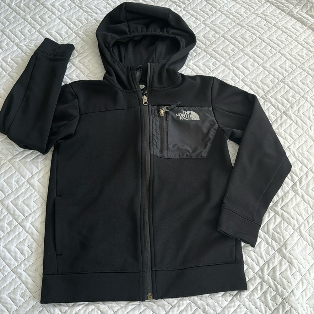 The North Face kids black fleece size M